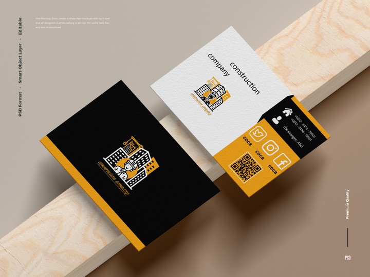 تصميم بطاقة أعمال شخصية (card design)