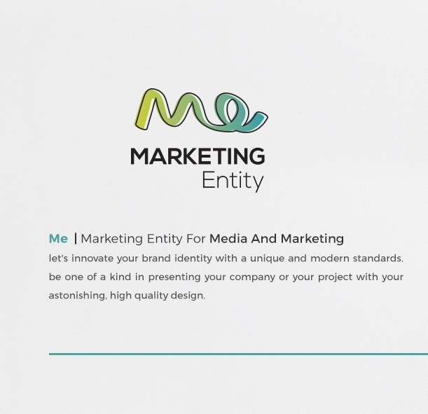 شعار وهوية شركة Marketing Entity