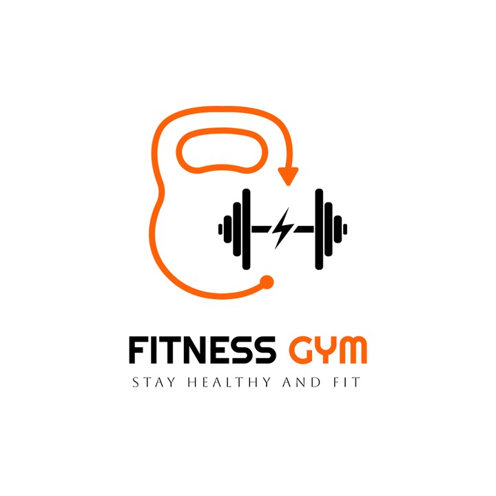 شعار Fitness gym