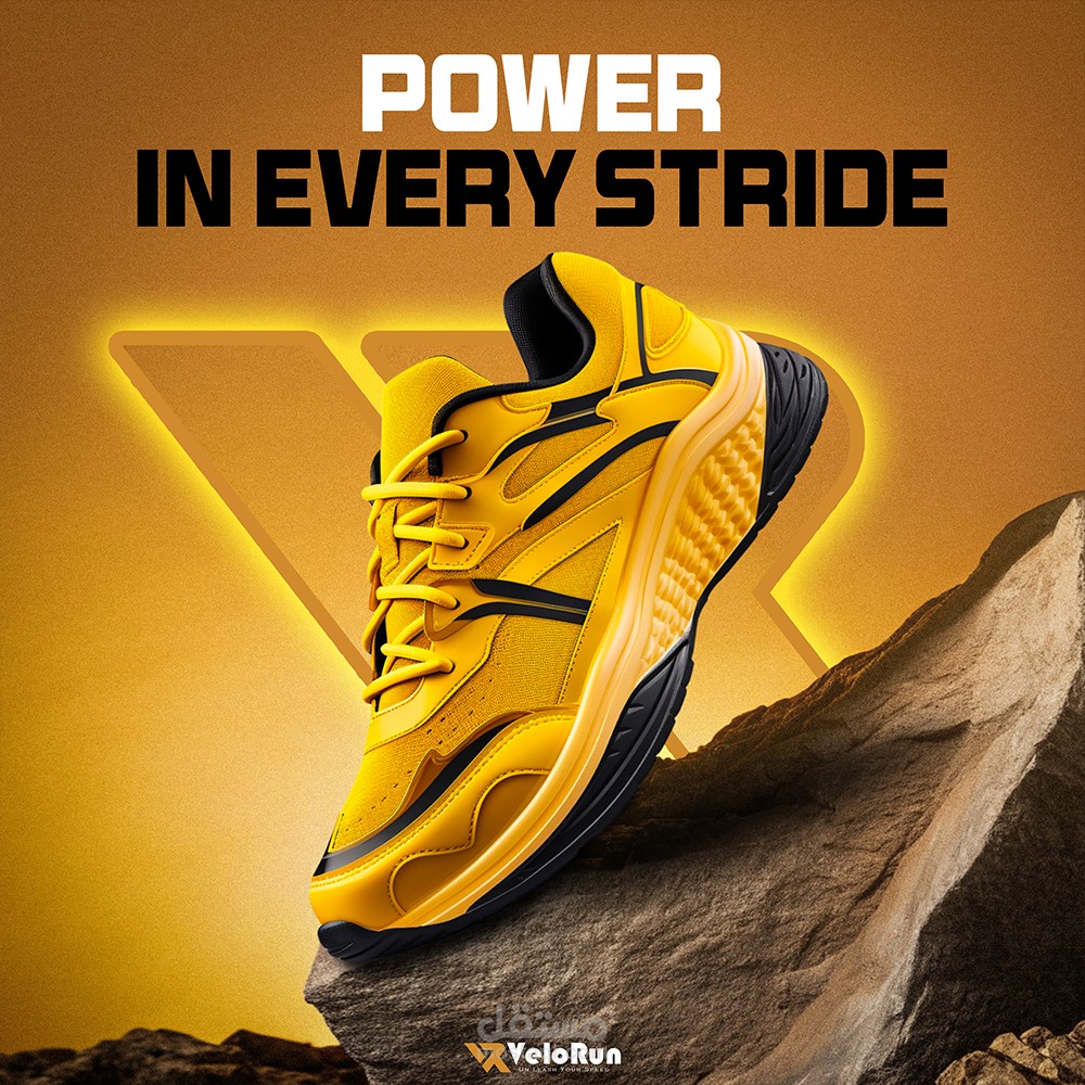 social media design for sports shoes
