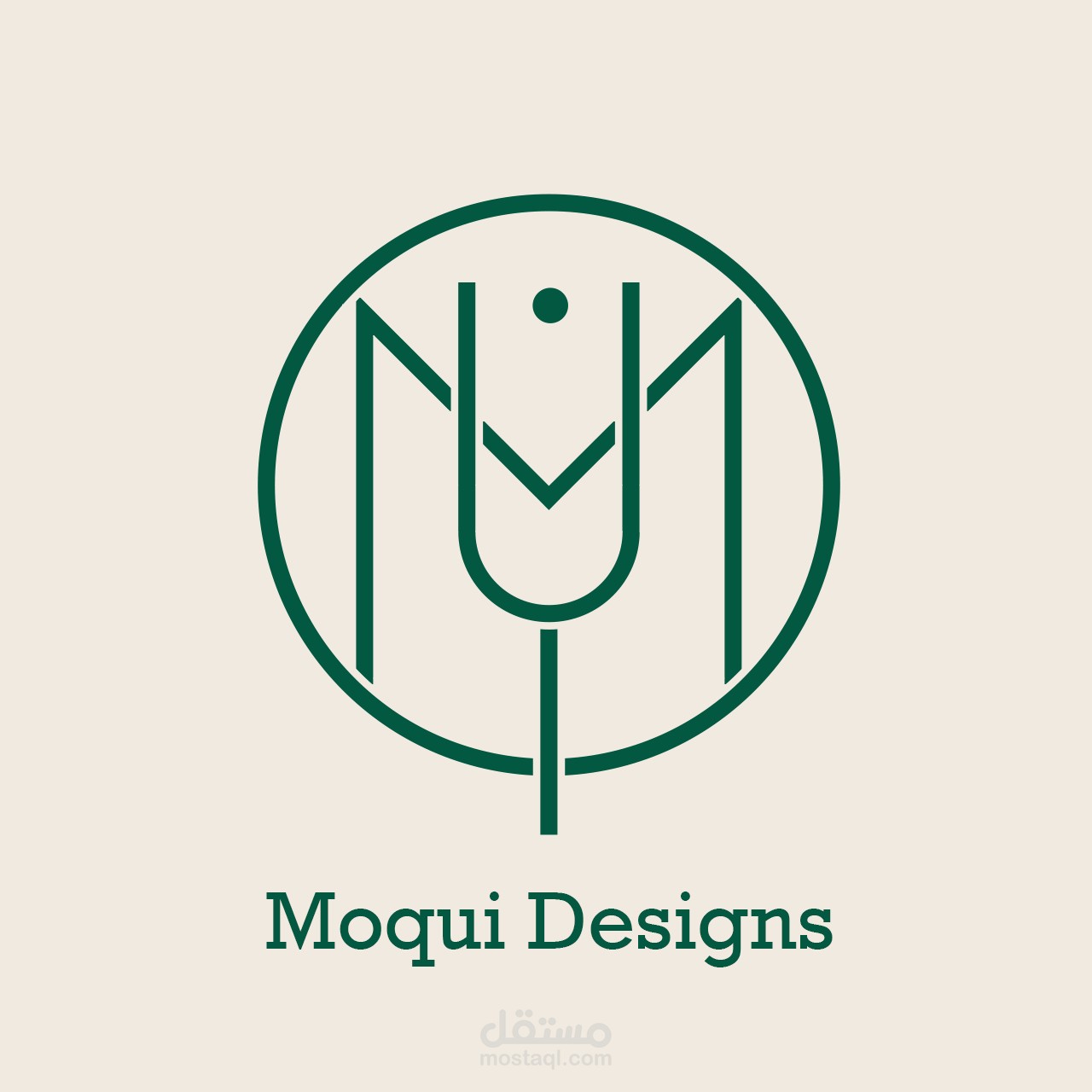 تصميم لوجو Moqui designs