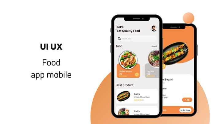 Food app mobile