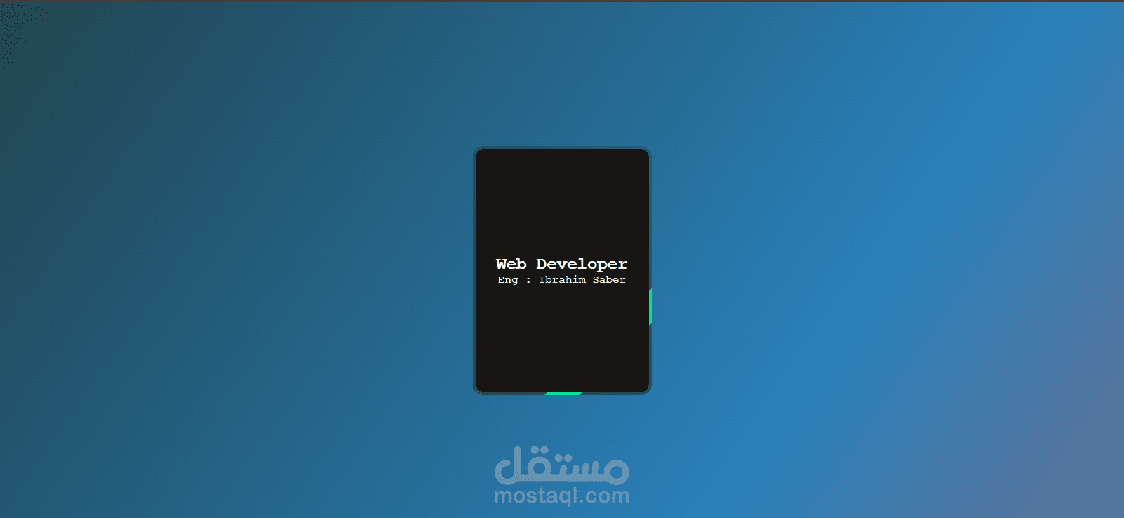 just prof or personaly  card
