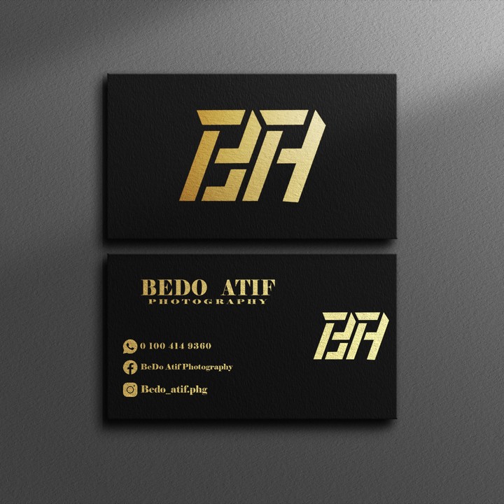 بطاقه شخصيه لمصور فوتوجرافي (business card)