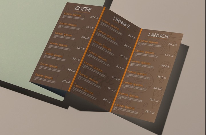 cafe and resturant menu