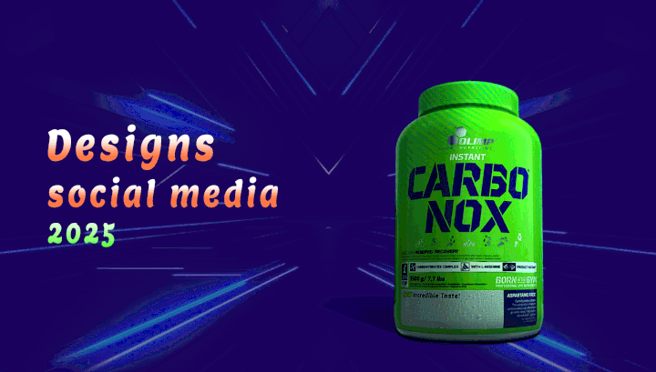 Sports Supplements Social Media Designs