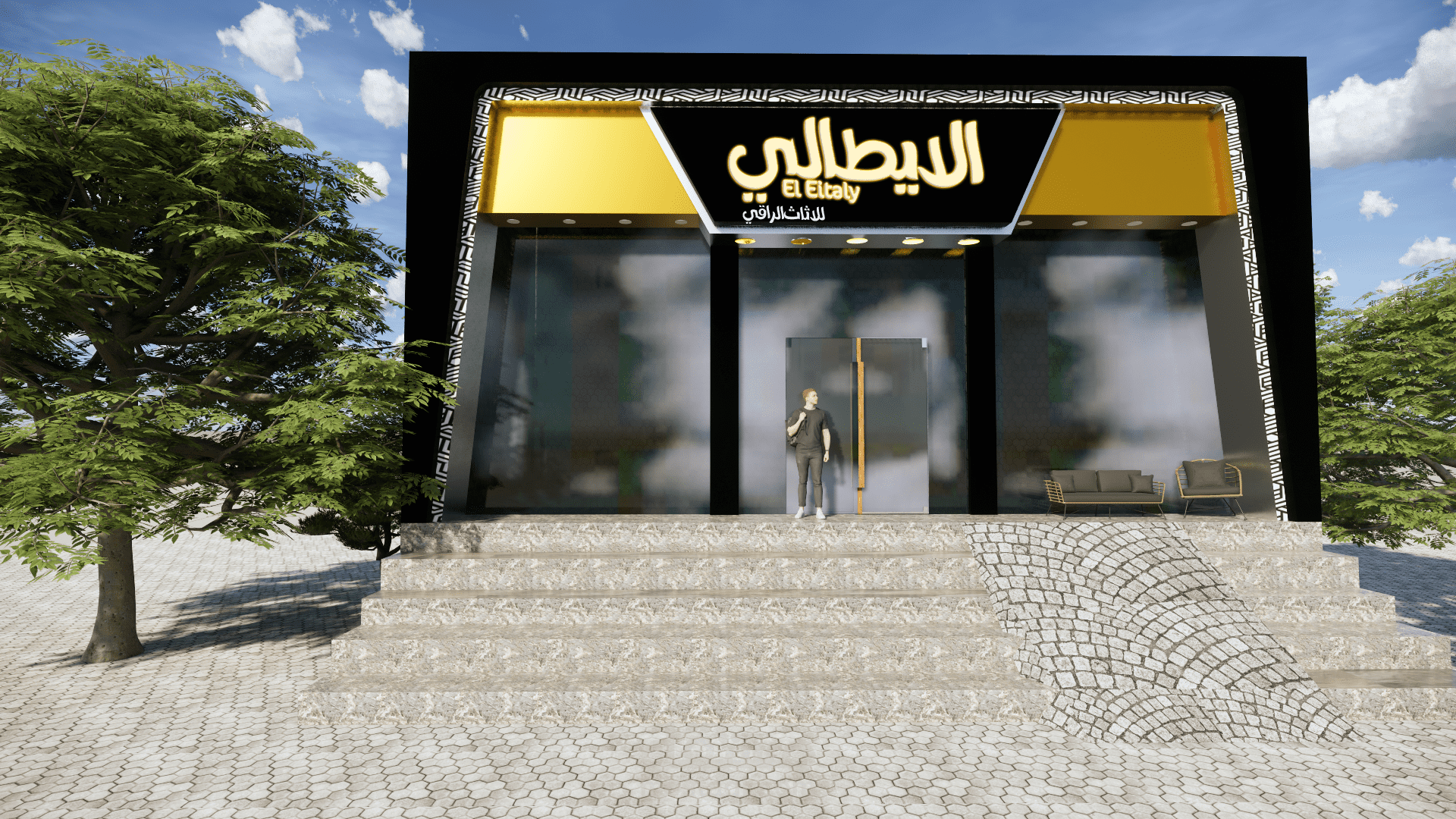 تصميم وجهه محل 3D