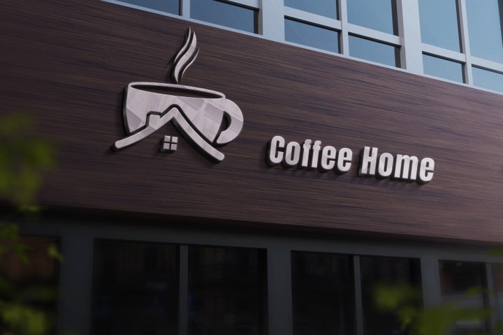 لوجو وهوية بصرية لكافية "Coffee Home"