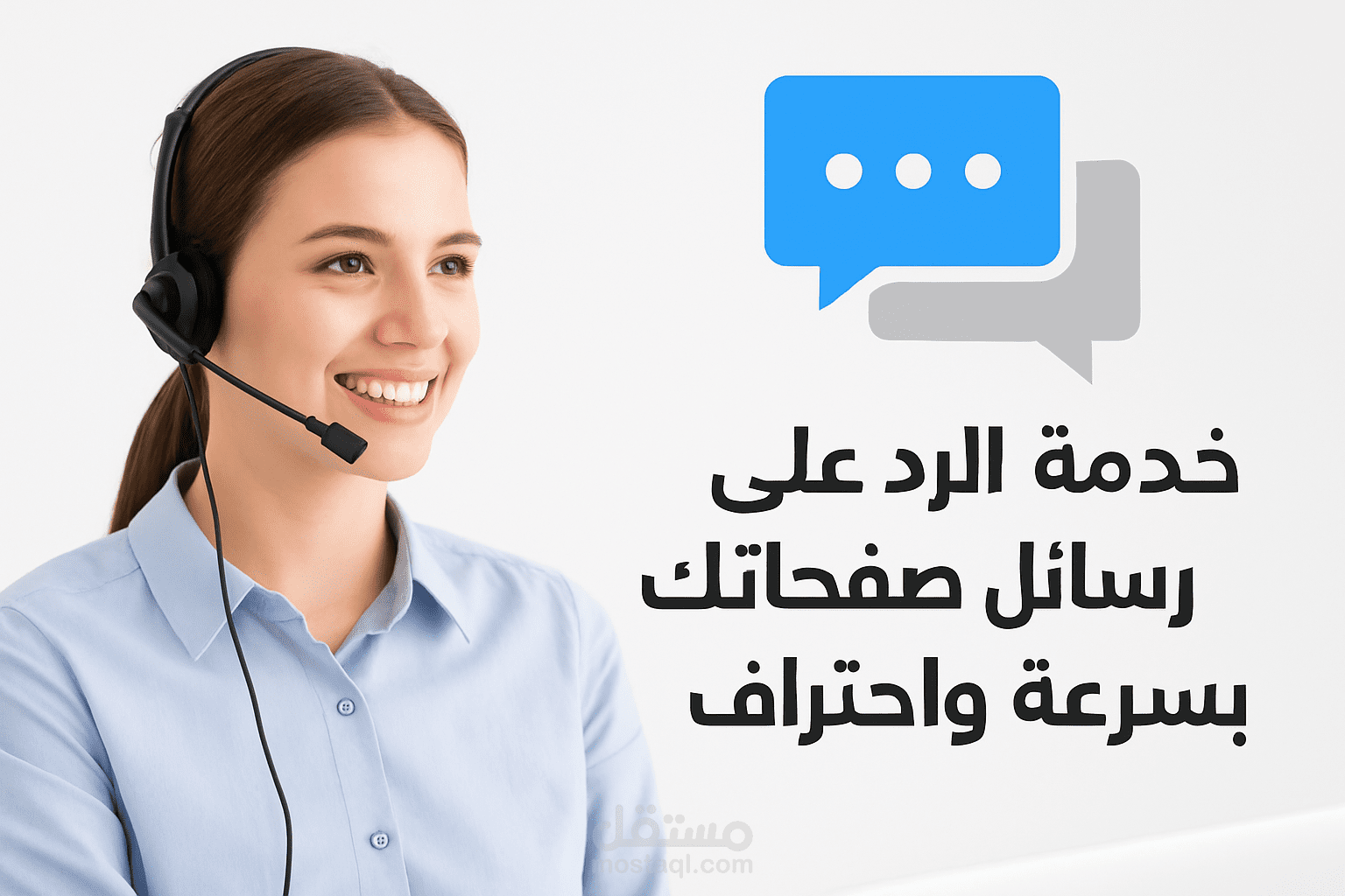 خدمة الرد على رسائل صفحات الفيسبوك والإنستجرام باحتراف