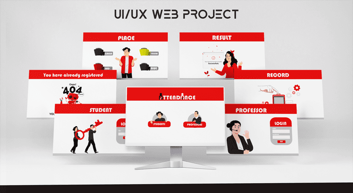 تصميم UI/UX web application