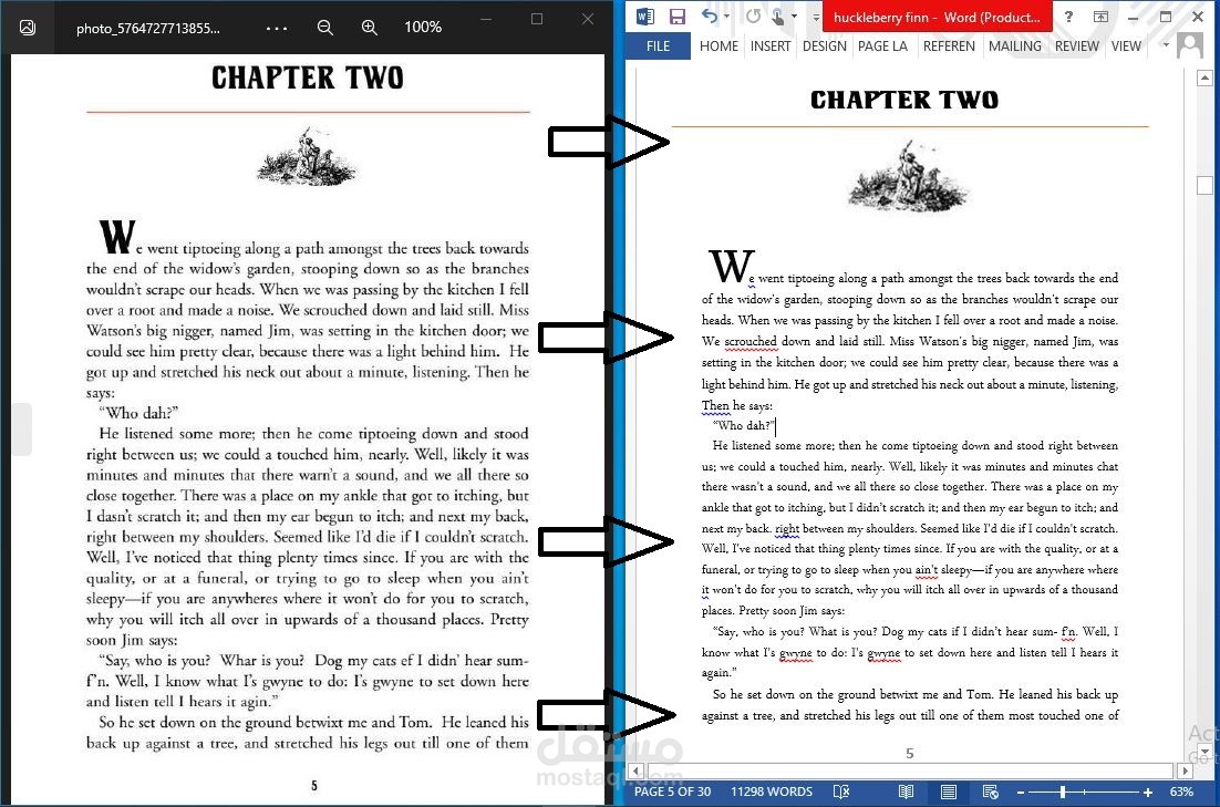 Typing from Images or Pdf into Word