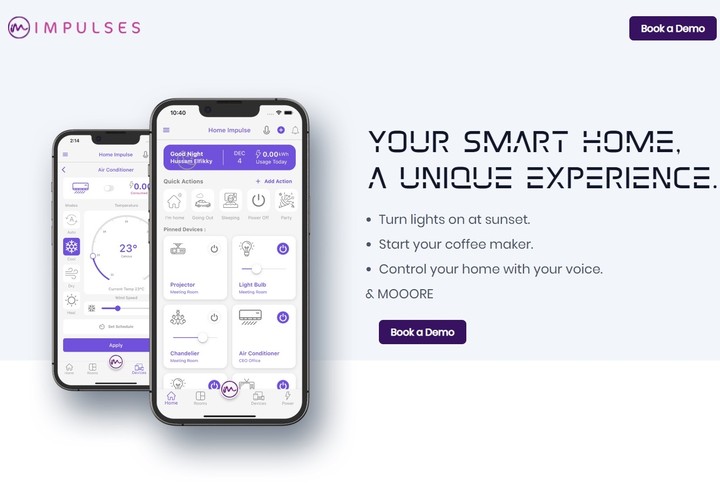 Impulses Landing Page