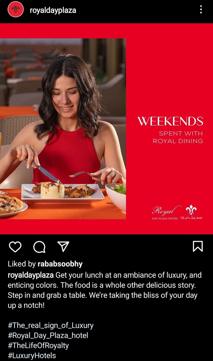 My content work with Royal plaza