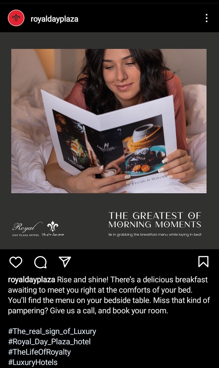 My content work with Royal day plaza