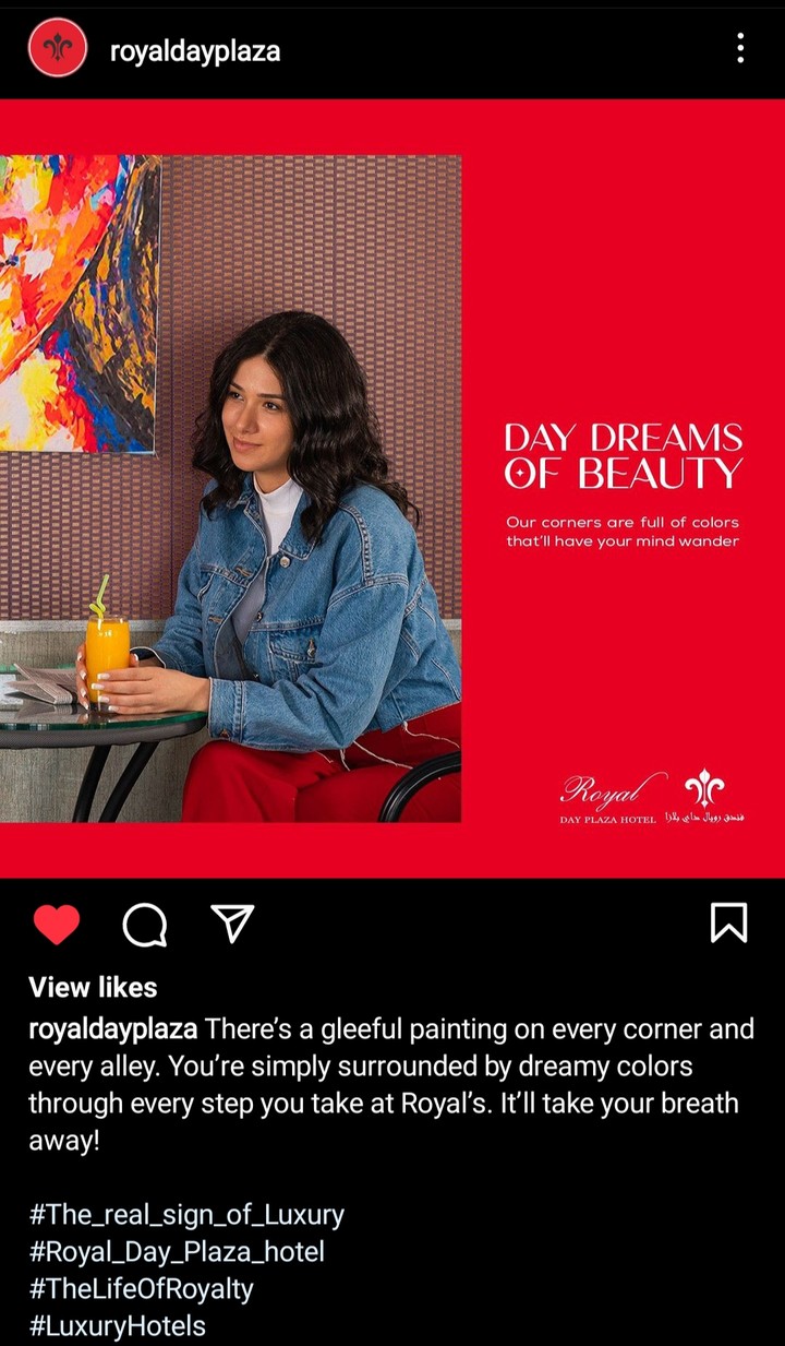 My content work with Royal day plaza hotel