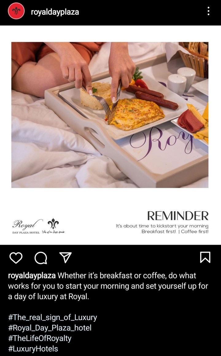 My content work with Royal day plaza