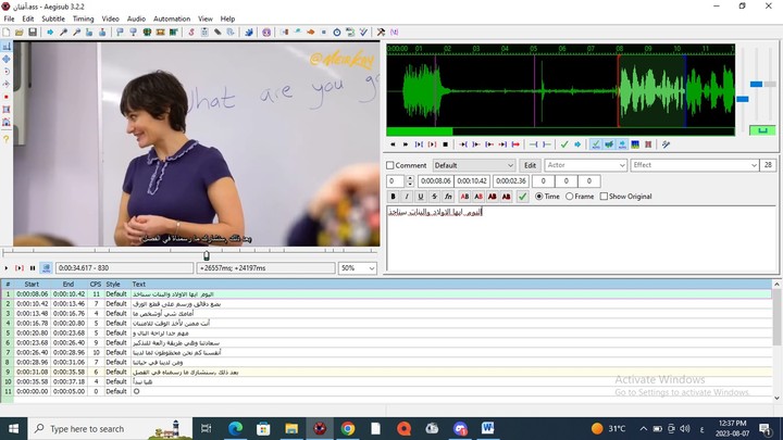 subtitling