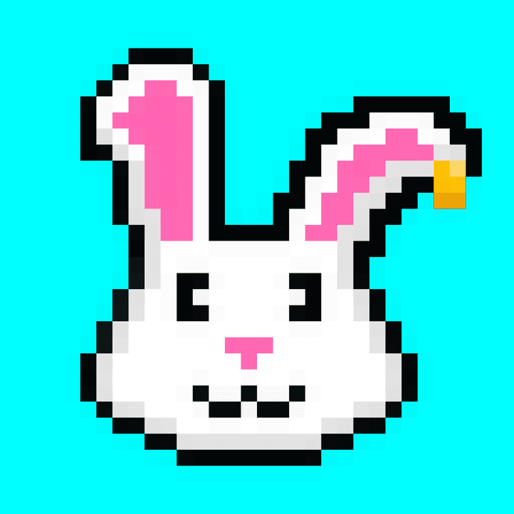 Cute Bunny pixle art