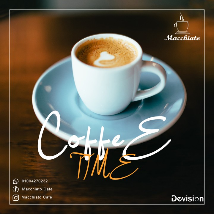 Social Media Posts For Macchiato  Cafe