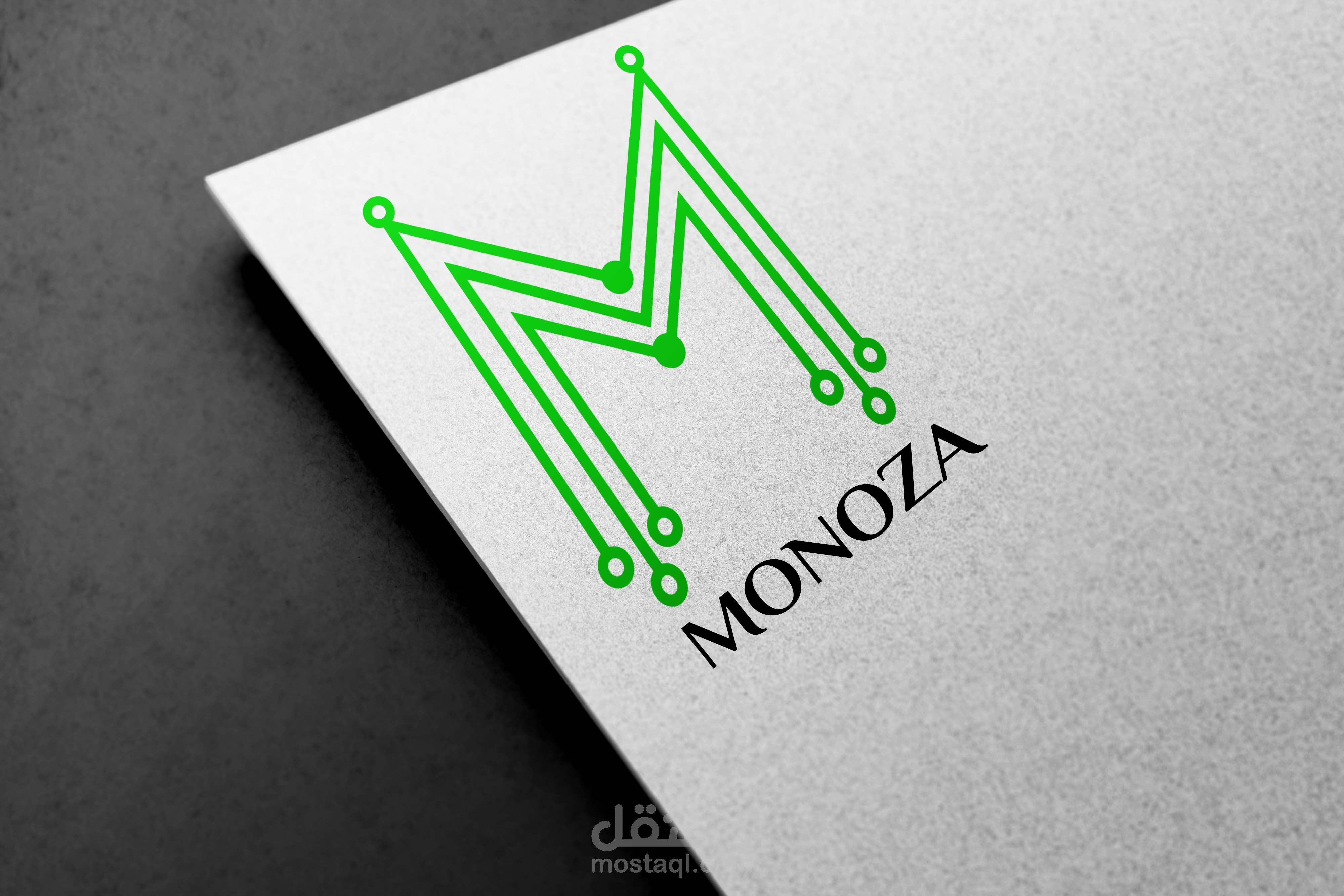 تصميم شعار إحترافي لشركة Monoza