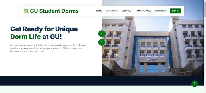 Dorms website