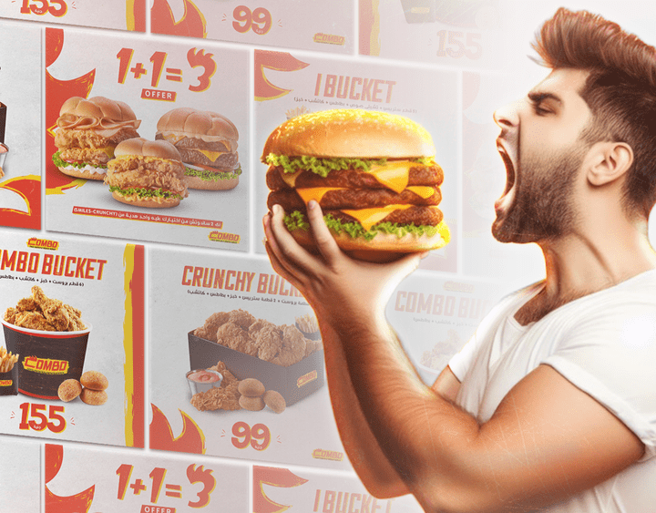 تصاميم لمطعم برجر - Designs for a burger restaurant