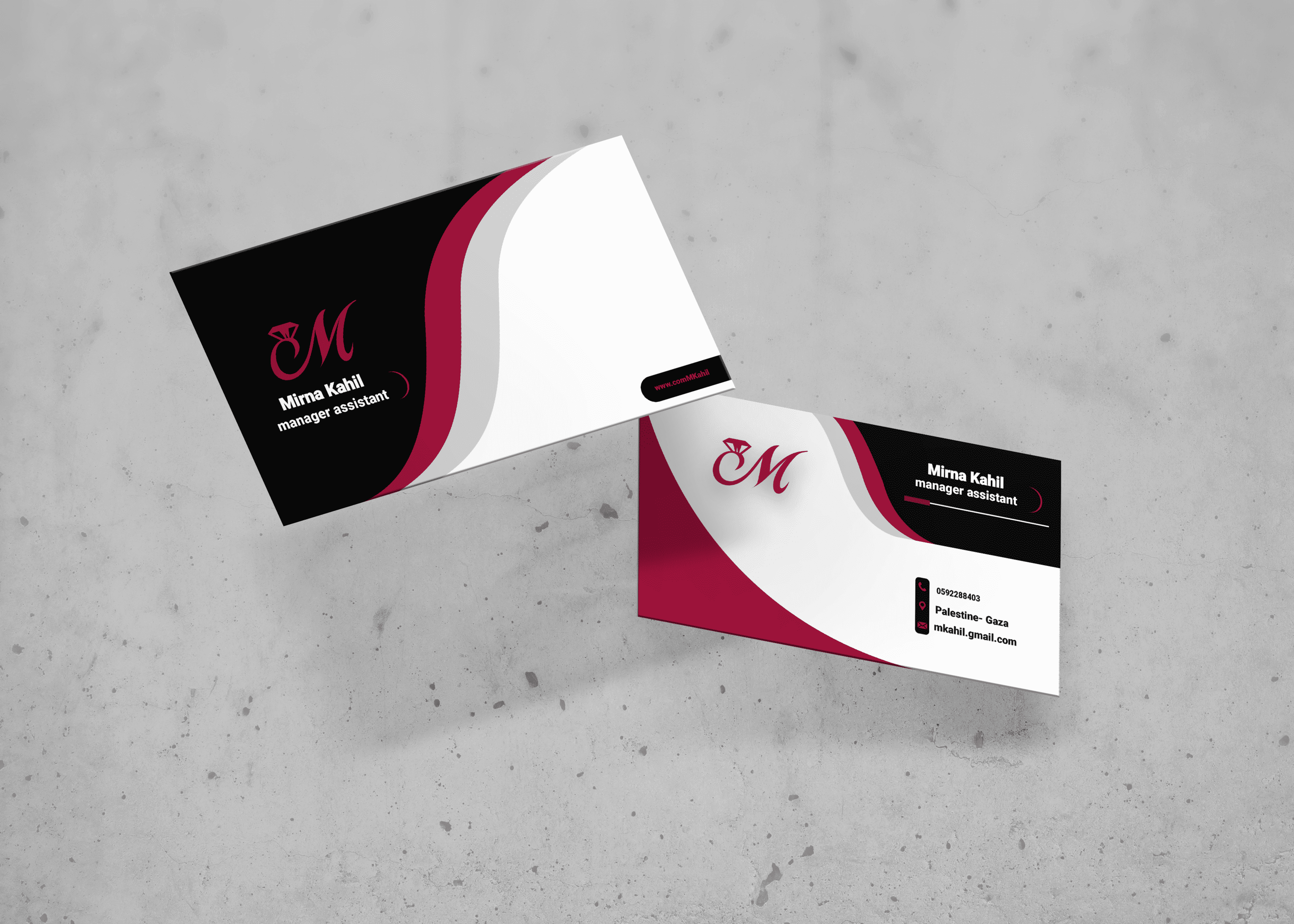 *تصميم بزنس كارد* (Business card design)