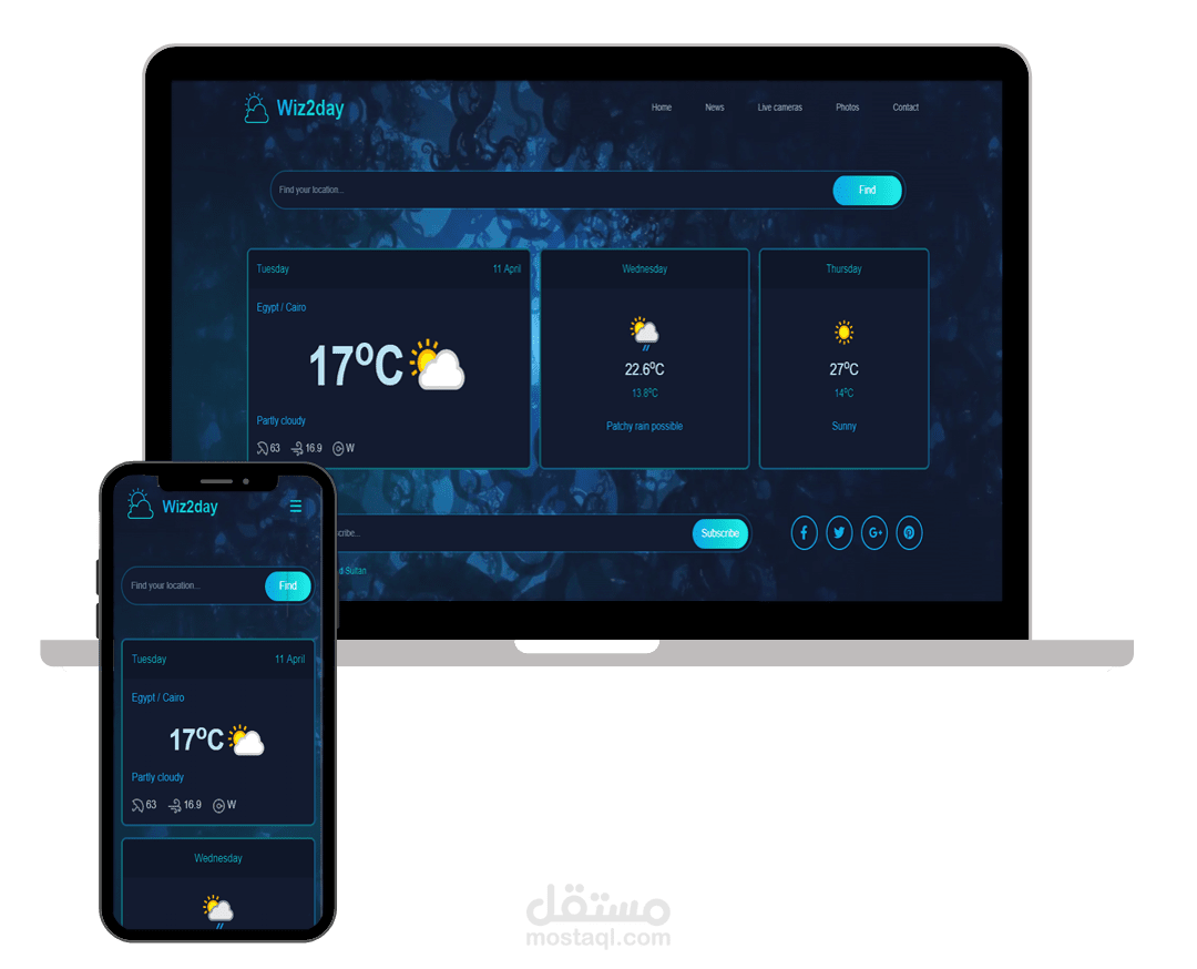 Wiz2day Weather app مستقل