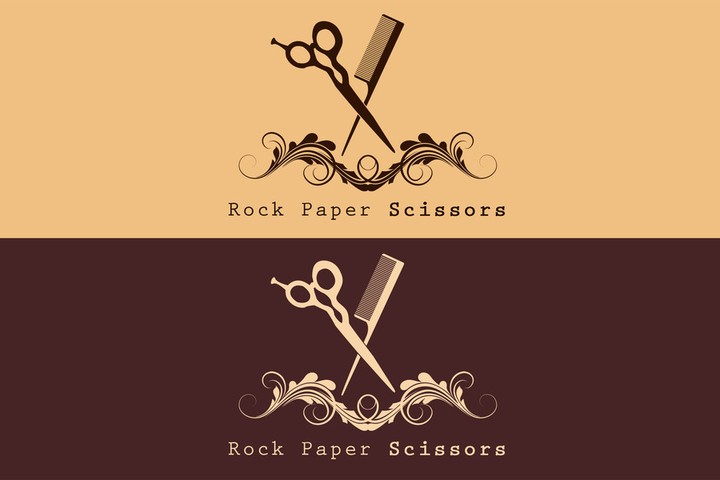Rock paper scissors logo