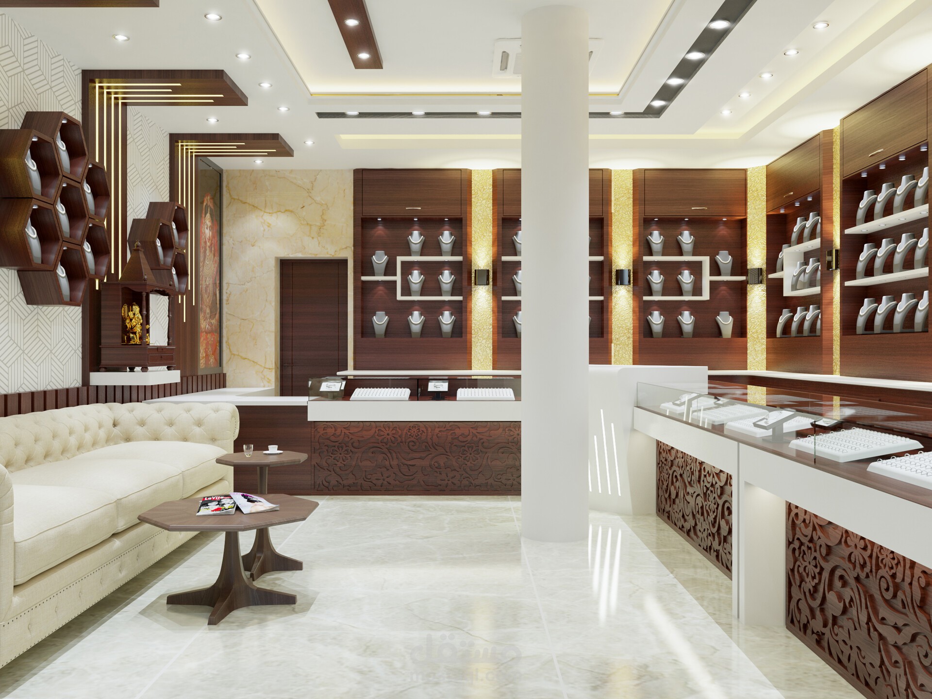 Jewelry Shop Design 3D   333333333333333 