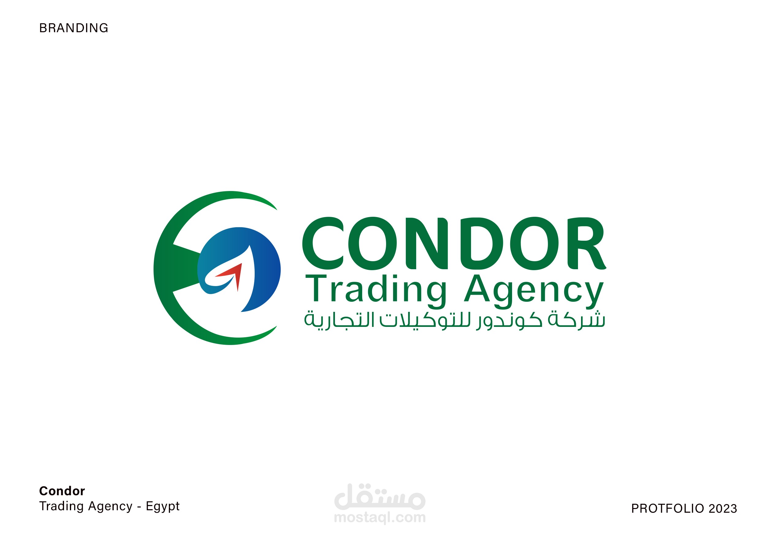 هوية بصرية و علامة تجارية لشركة '' condor ''