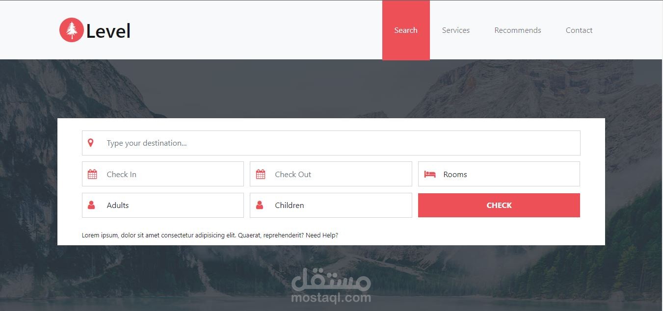 Travel & Hotel Booking Website | Responsive Design | HTML, CSS, JavaScript, PHP