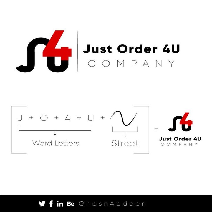 تصميم شعار لشركة Just Order 4 You
