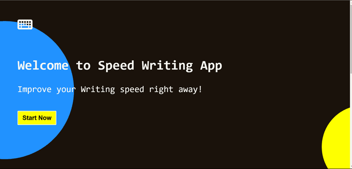 Typing Speed Web App