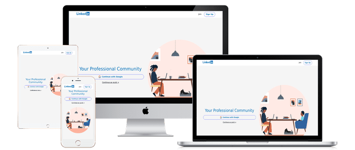 LinkedIn Clone website