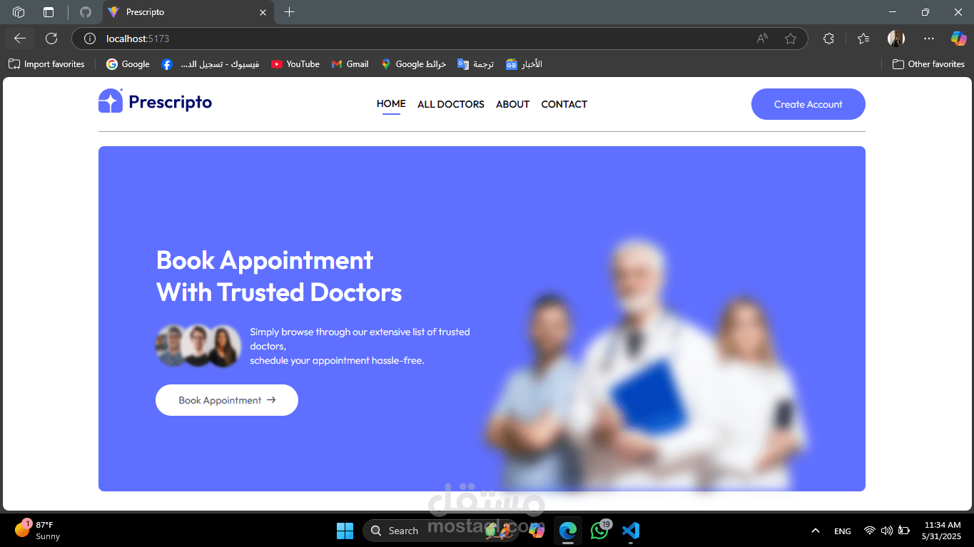 Ful stack Book appointment system