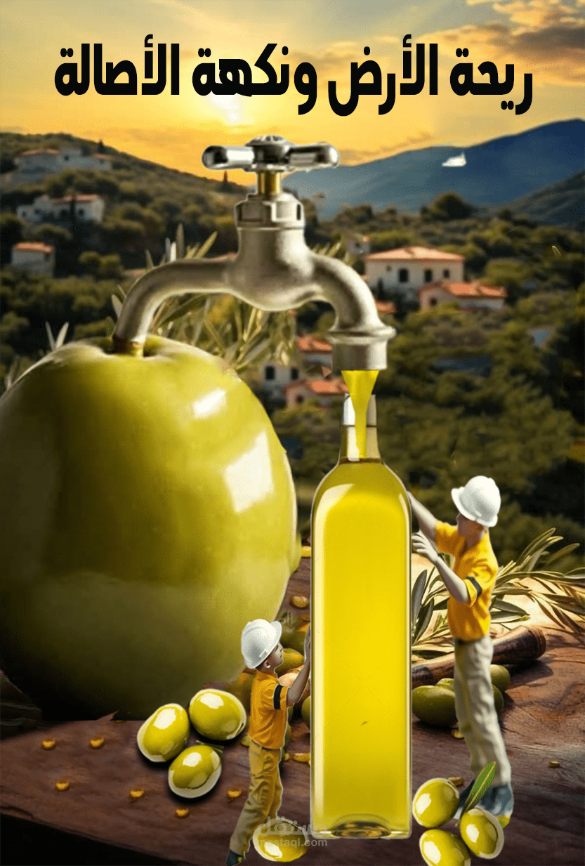 إعلان زيت الزيتون Olive Oil Ad