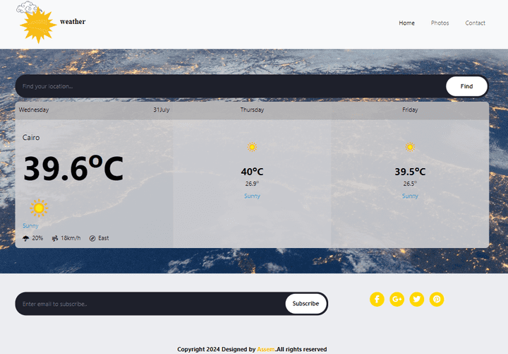 Weather-Smart Website