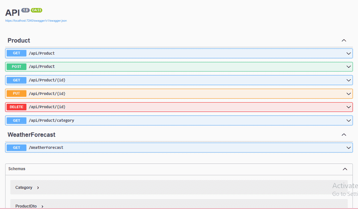 API small task of crud operations