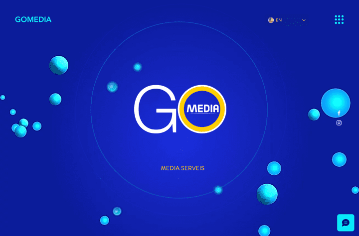 GOMEDIA.LY تصميم الموقع الخاص بالشركة