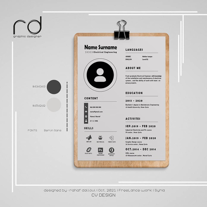 CV template