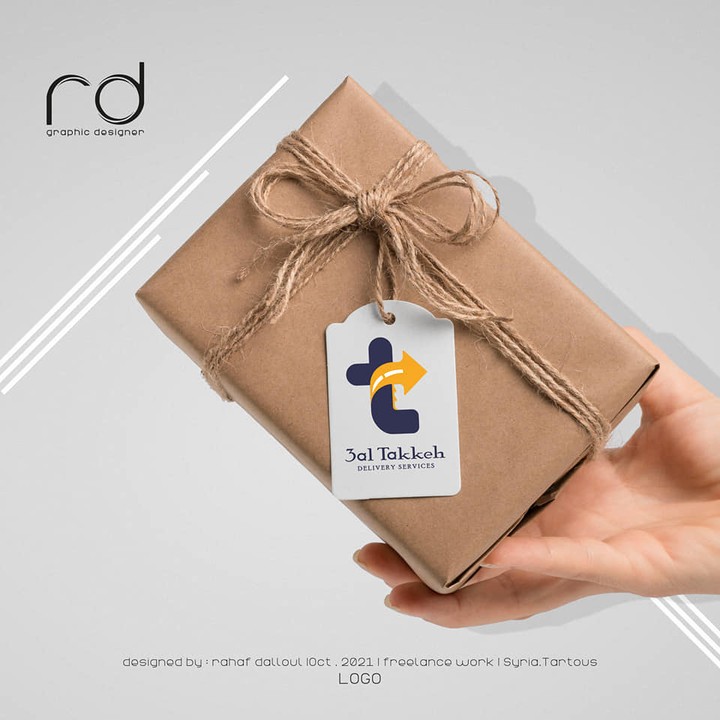 3al Takkeh Delivery Company Visual Identity