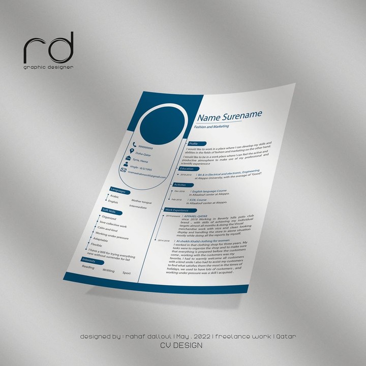 CV template