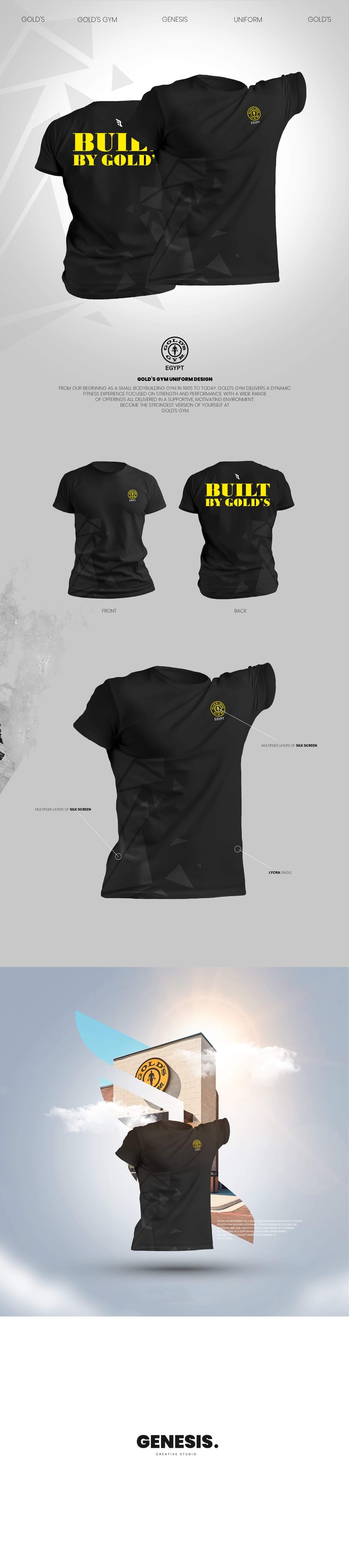 GOLD'S GYM UNIFORM