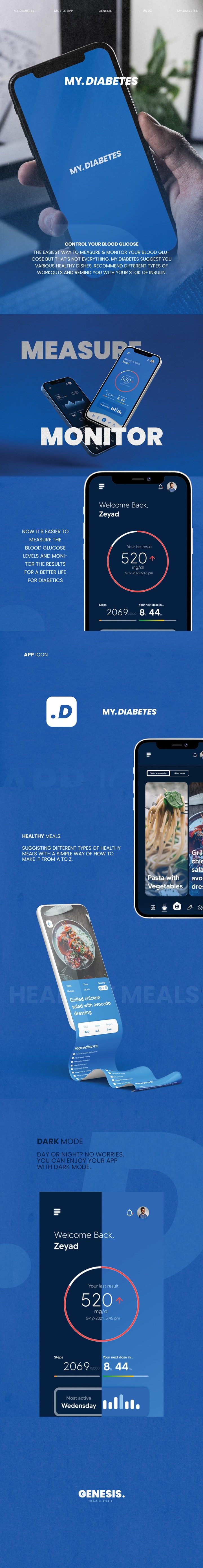 MY.DIABITES MOBILE APP DESIGN