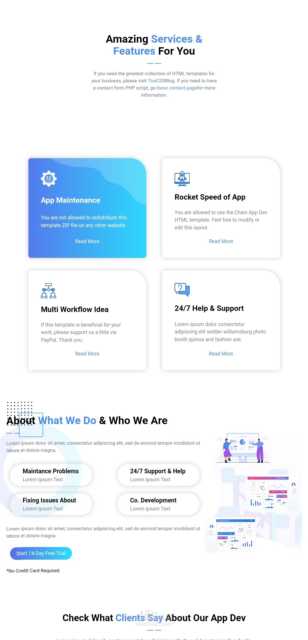 Landing page