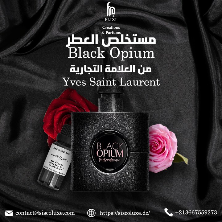 بوست دعائي لمستخلص عطر BLACK OPIUM