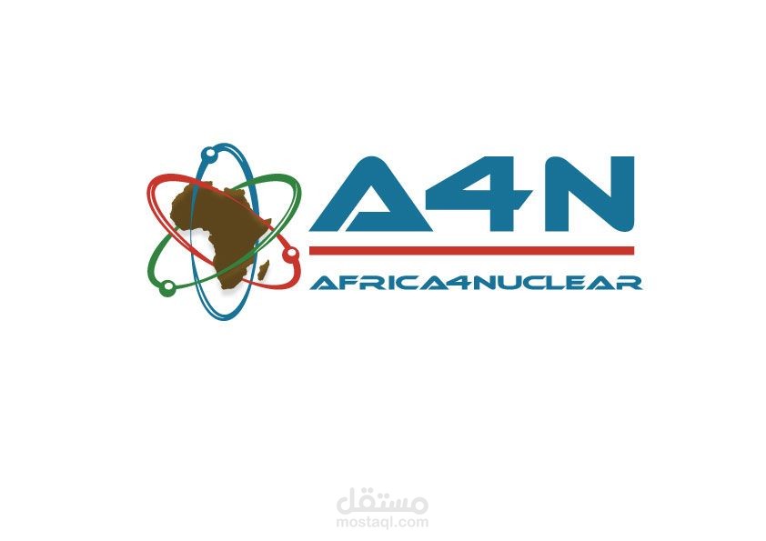 Logo design for a continental competition Africa 4 nuclear