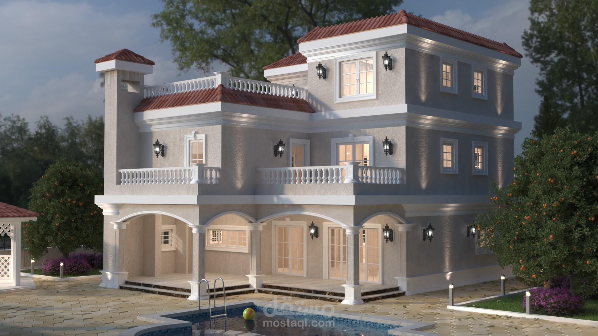 تطبيق تصميم خارجي كلاسيكي EXTERIOR CLASSIC DESIGN