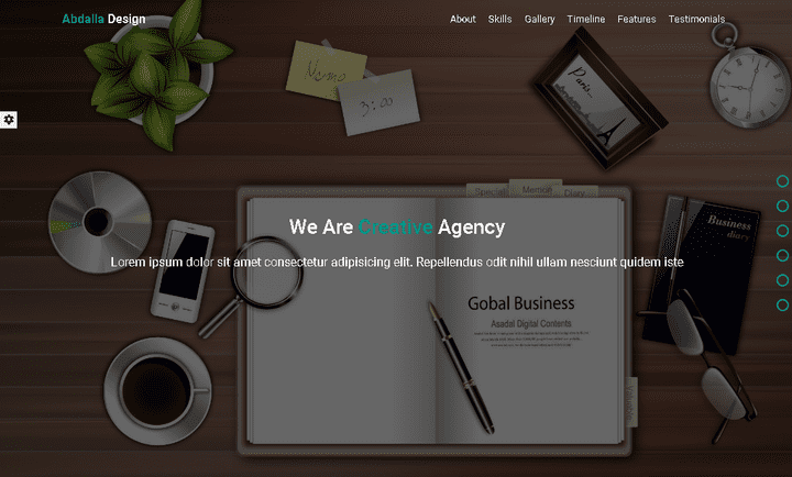 Creative Agency Landing Page